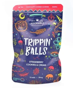 300mg THC Trippin Balls Adorable