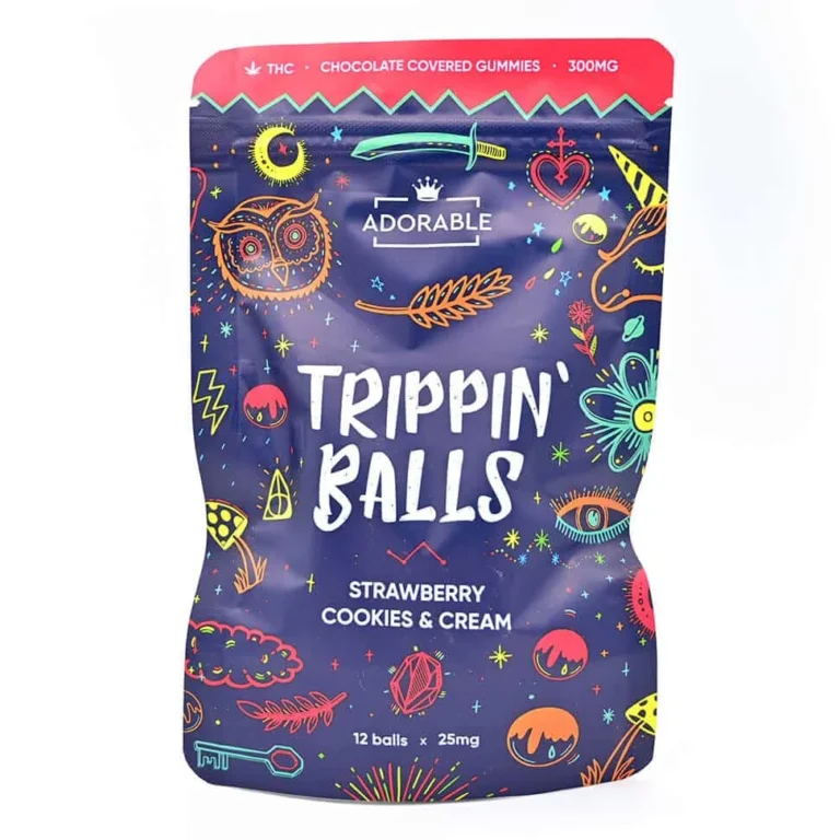 300mg THC Trippin Balls Adorable