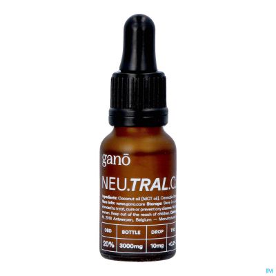 Gano Care Neutral 20% CBD oil 15 ml