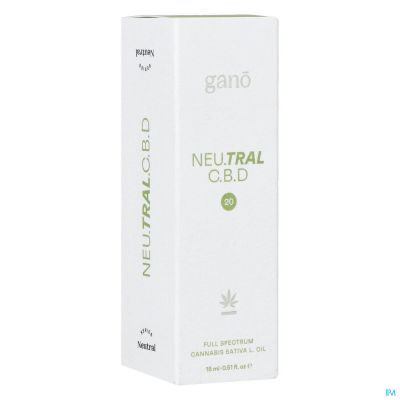 Gano Care Neutral 20% CBD oil 15 ml