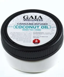 Huile de coco THC Gaia 200 mg