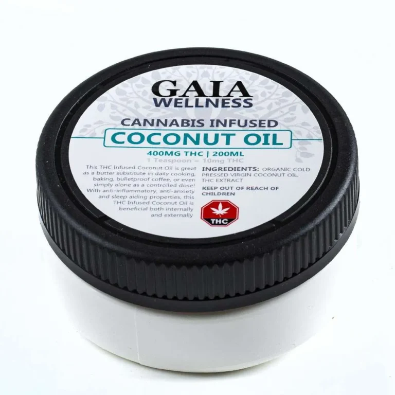 Huile de coco THC Gaia 200 mg