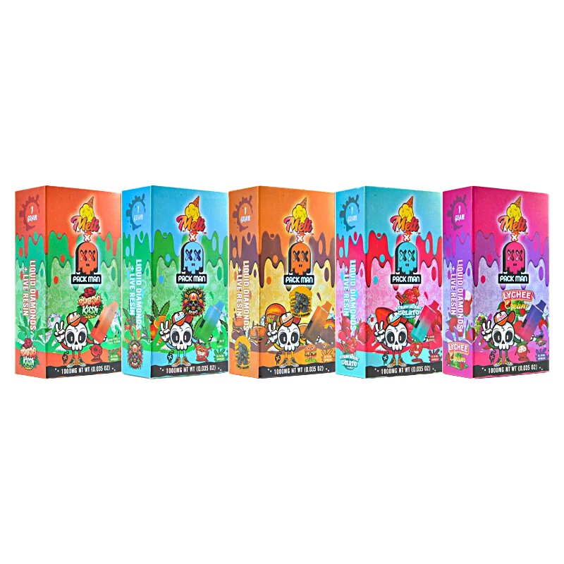 Vape Melt X Pack Man Liquid Diamond 1g